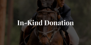 In-Kind Donation